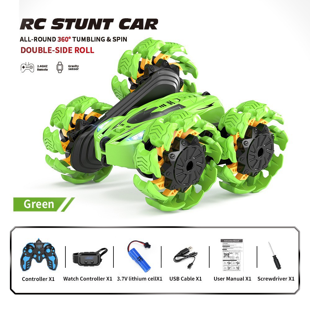 Gesture-Sensing Dual-Sided Explosive Wheel Four-Wheel Drive Remote Control Car