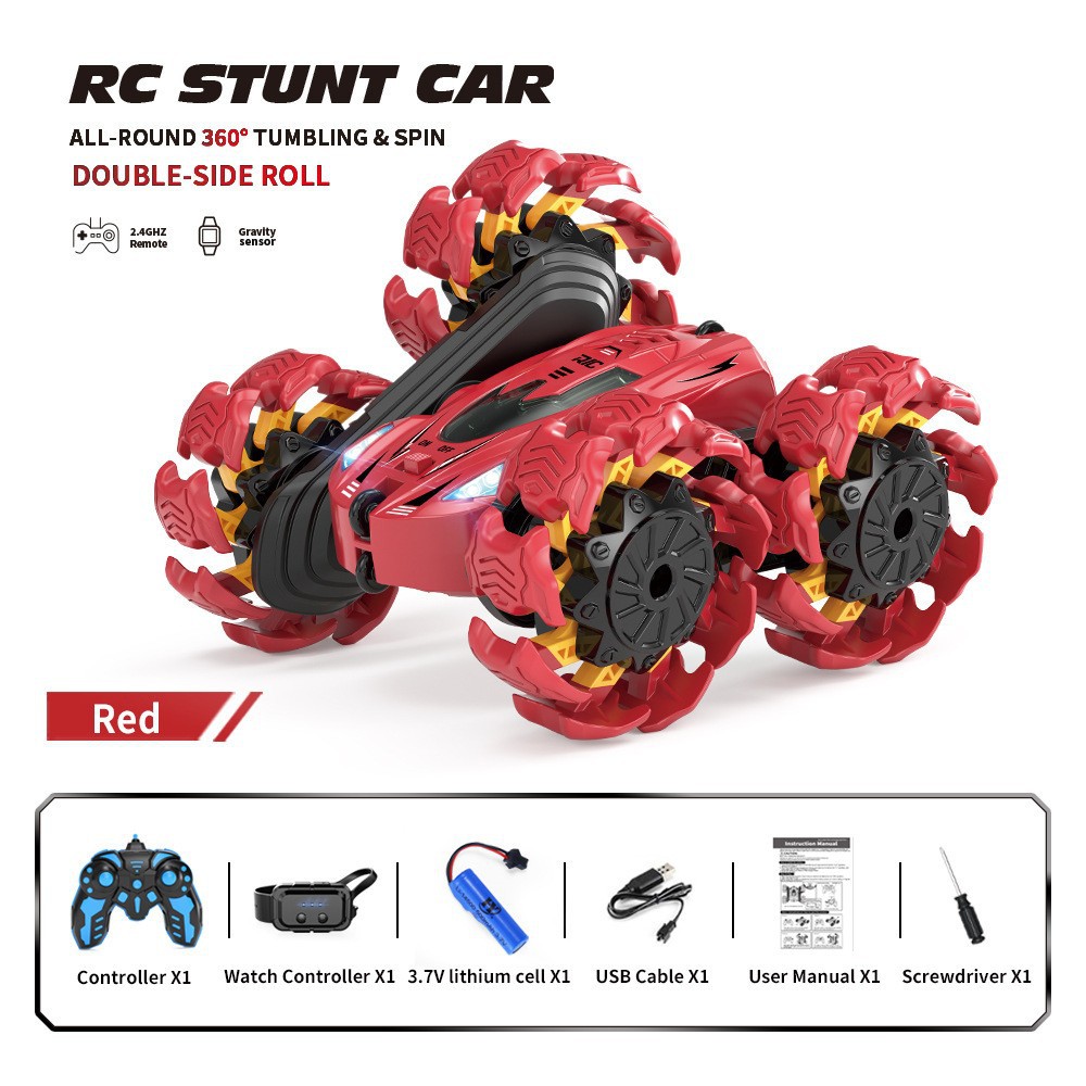 Gesture-Sensing Dual-Sided Explosive Wheel Four-Wheel Drive Remote Control Car