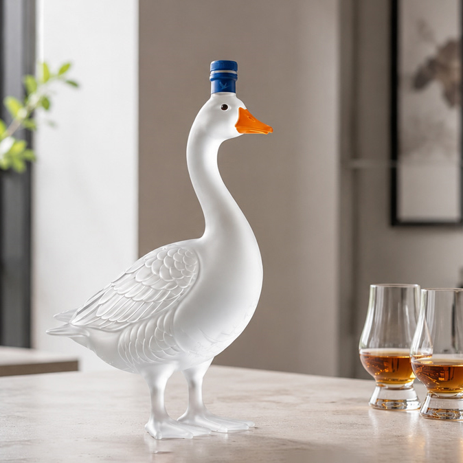 Grey Goose 30th Anniversary 3D Sculpted Vodka Bottle