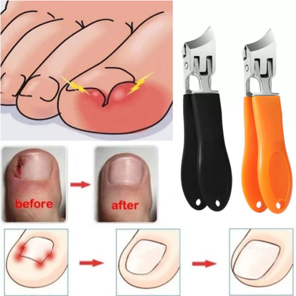 Wide Jaw Opening Anti-Splash Slanted Nail Clipper