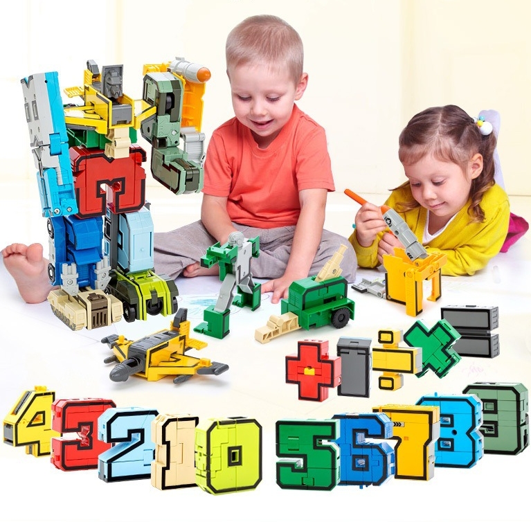 Number algorithm Alpha Bot Robet Toys 15Pcs