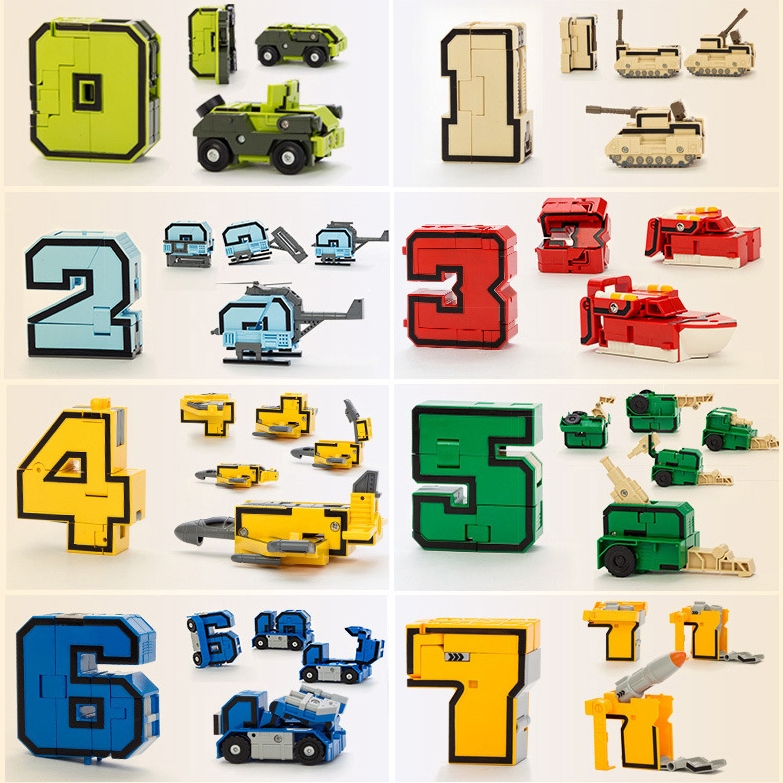 Number algorithm Alpha Bot Robet Toys 15Pcs