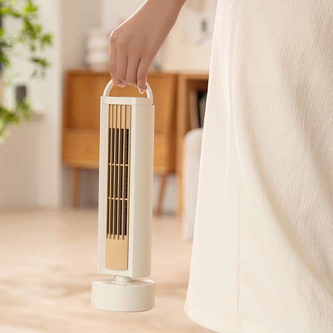 Portable Battery Powered Oscillating Tower Cooling Fan