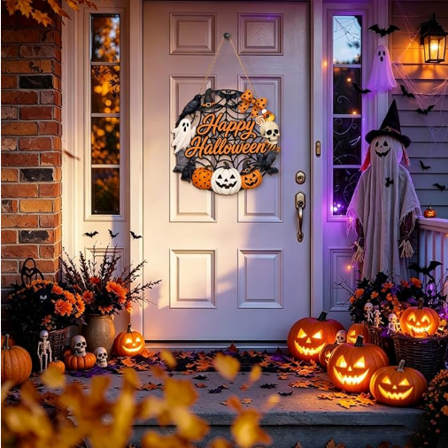 🎃👻Halloween door decorations