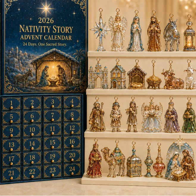 🎄 24-Day Collectible Christmas Ornament Advent Calendar