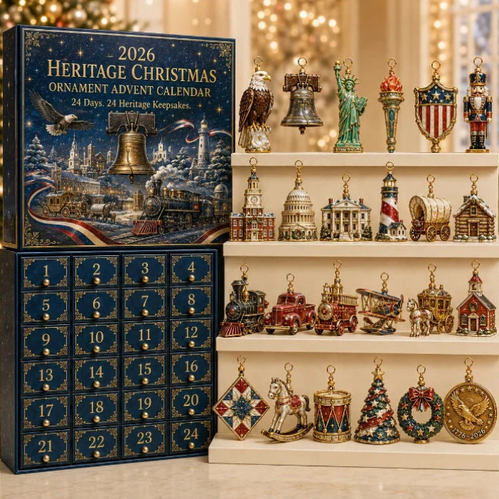 🎄 24-Day Collectible Christmas Ornament Advent Calendar