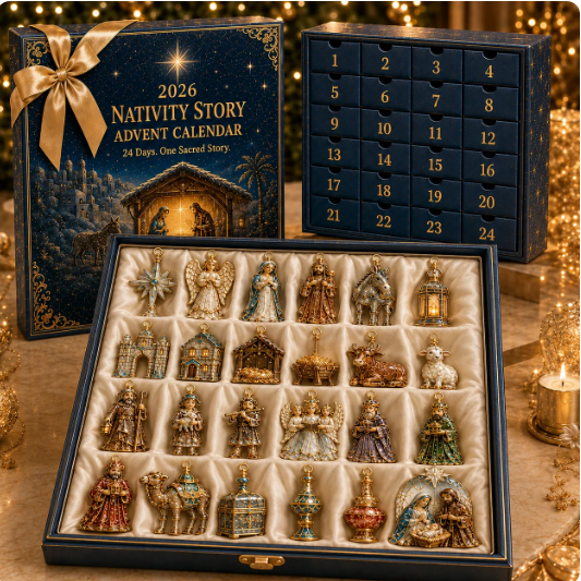 🎄 24-Day Collectible Christmas Ornament Advent Calendar