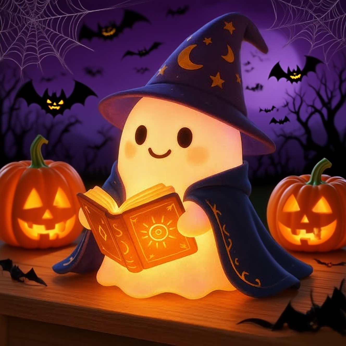 👻Magic Ghost Wizard Night Reading Lamp