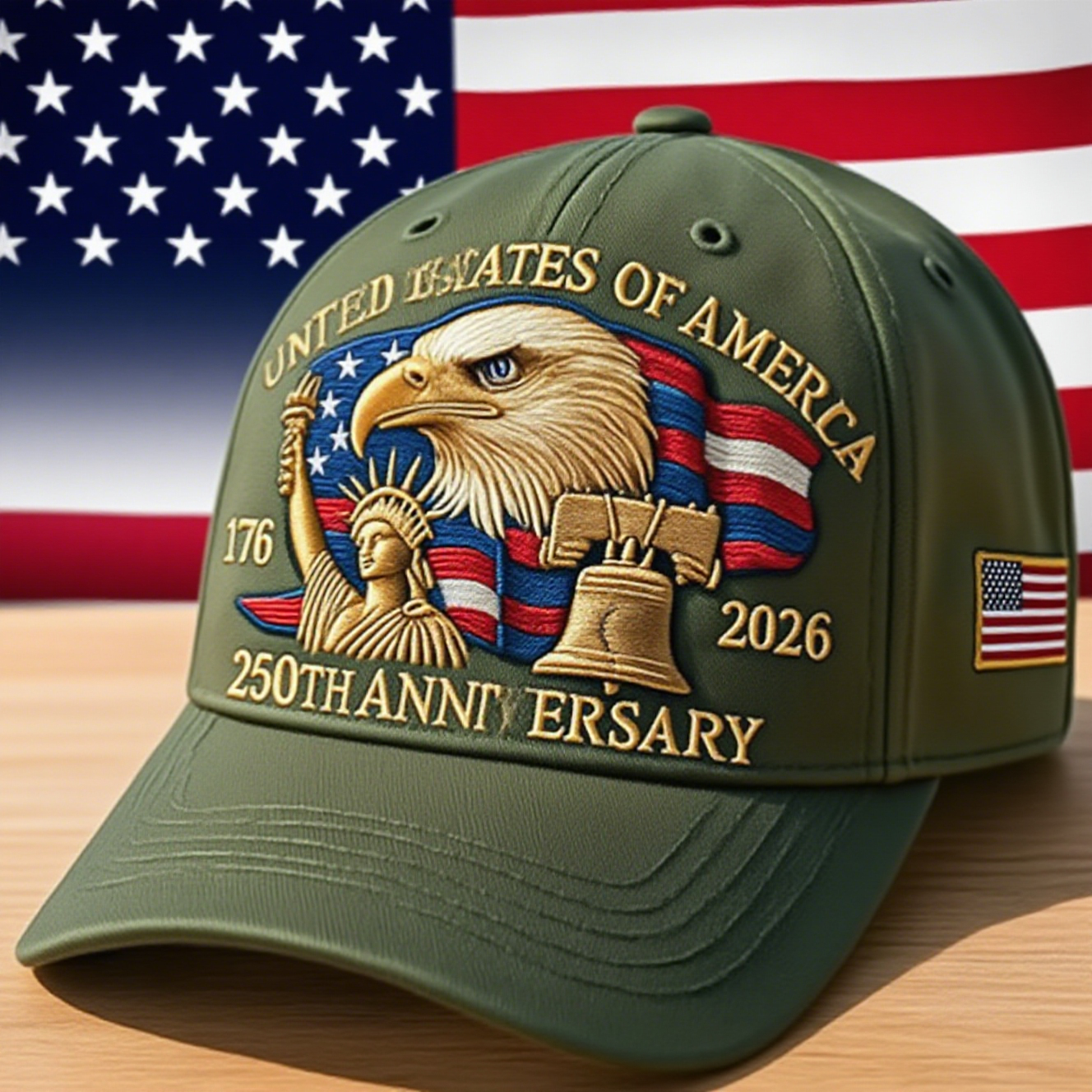 Eagle & Liberty – United States 250th Anniversary Hat