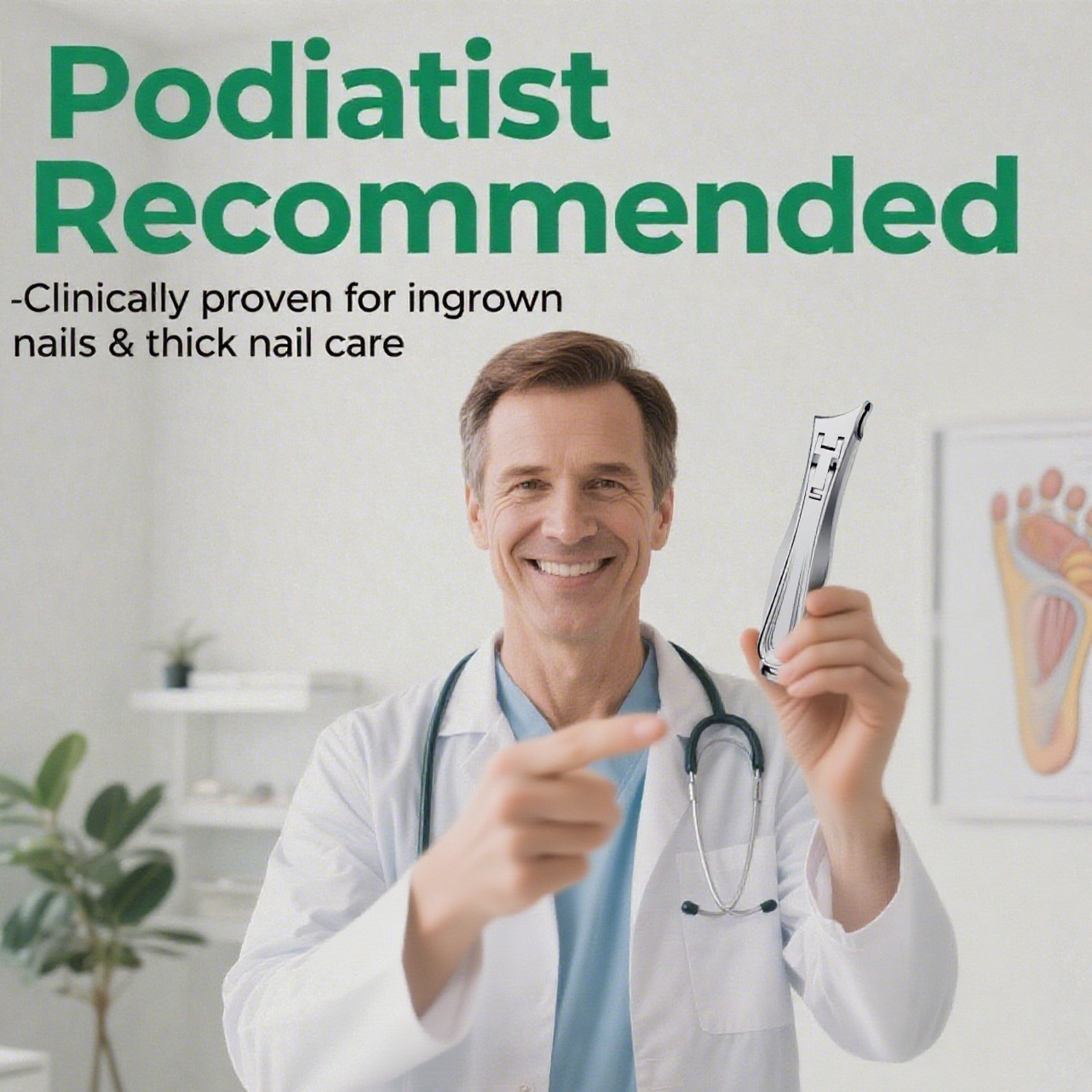 ✨ Ultra-Thin Ingrown Nail Clipper – Expert Care, Anywhere You Go