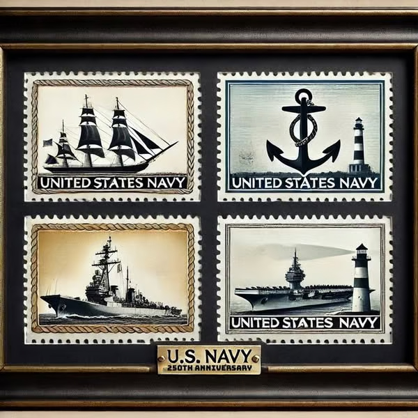 Military Stamps Collectible Kit - Father's Day Gift