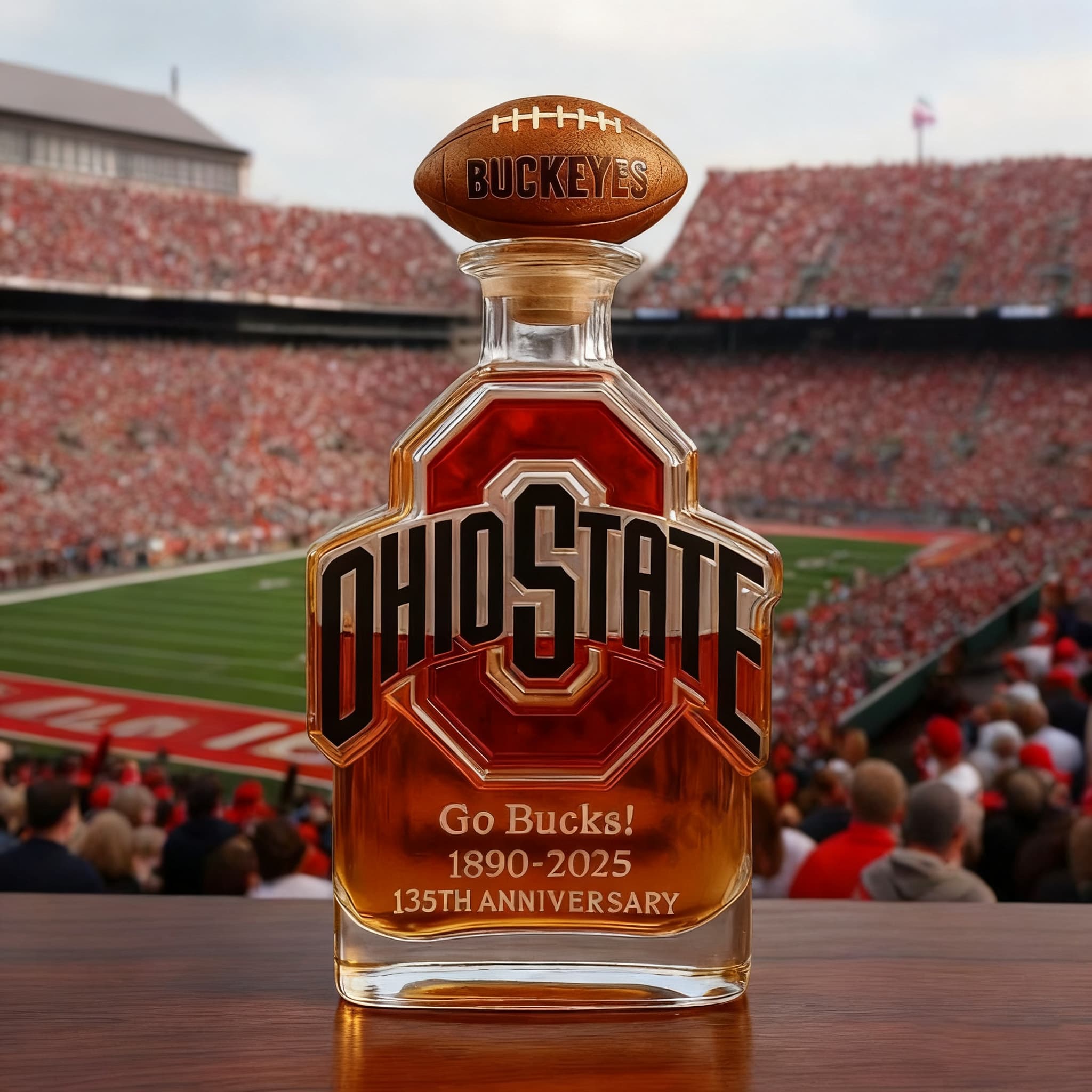 Detroit Limited Edition Motor City Whiskey Bottle