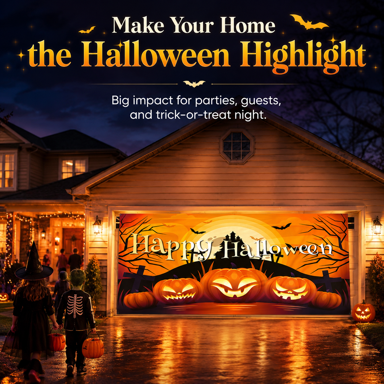 🎃 Halloween Garage Door Banner