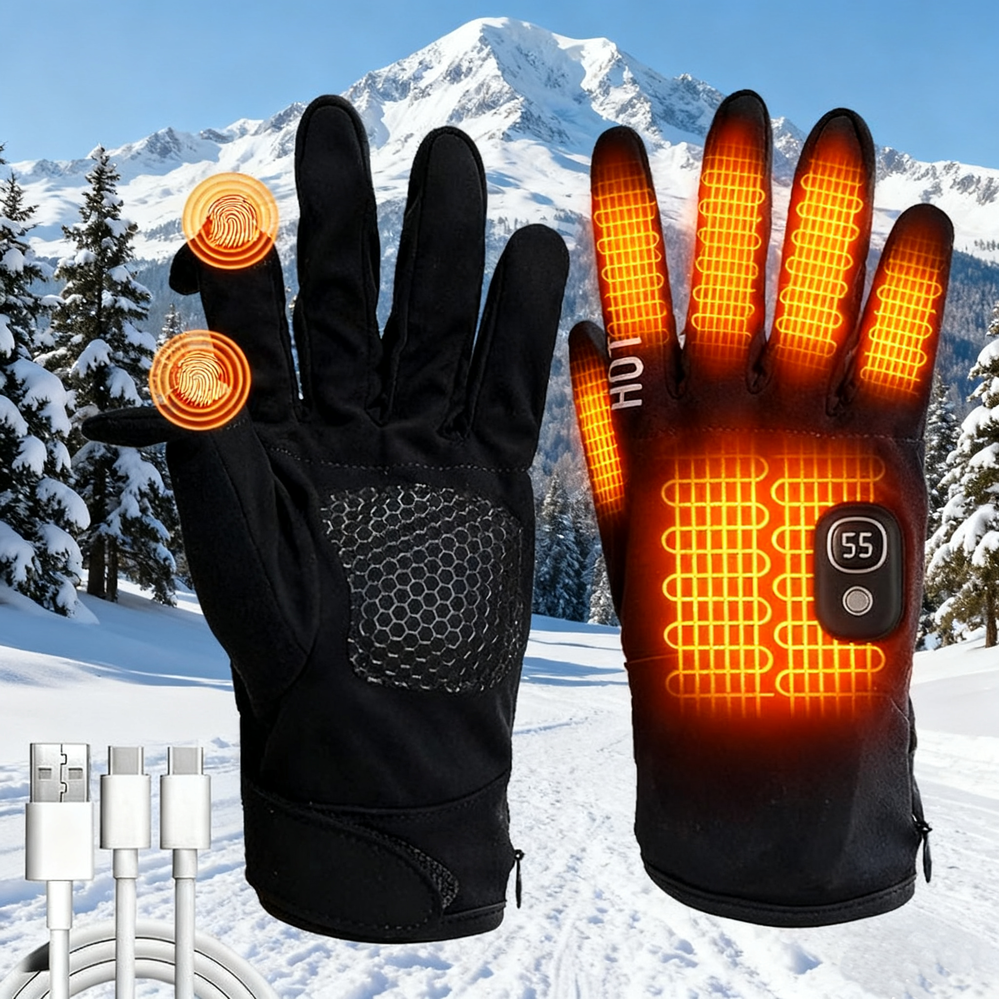 🧤 Warmth Without the Bulk—Smart Heated Gloves for Effortless Winter Comfort
