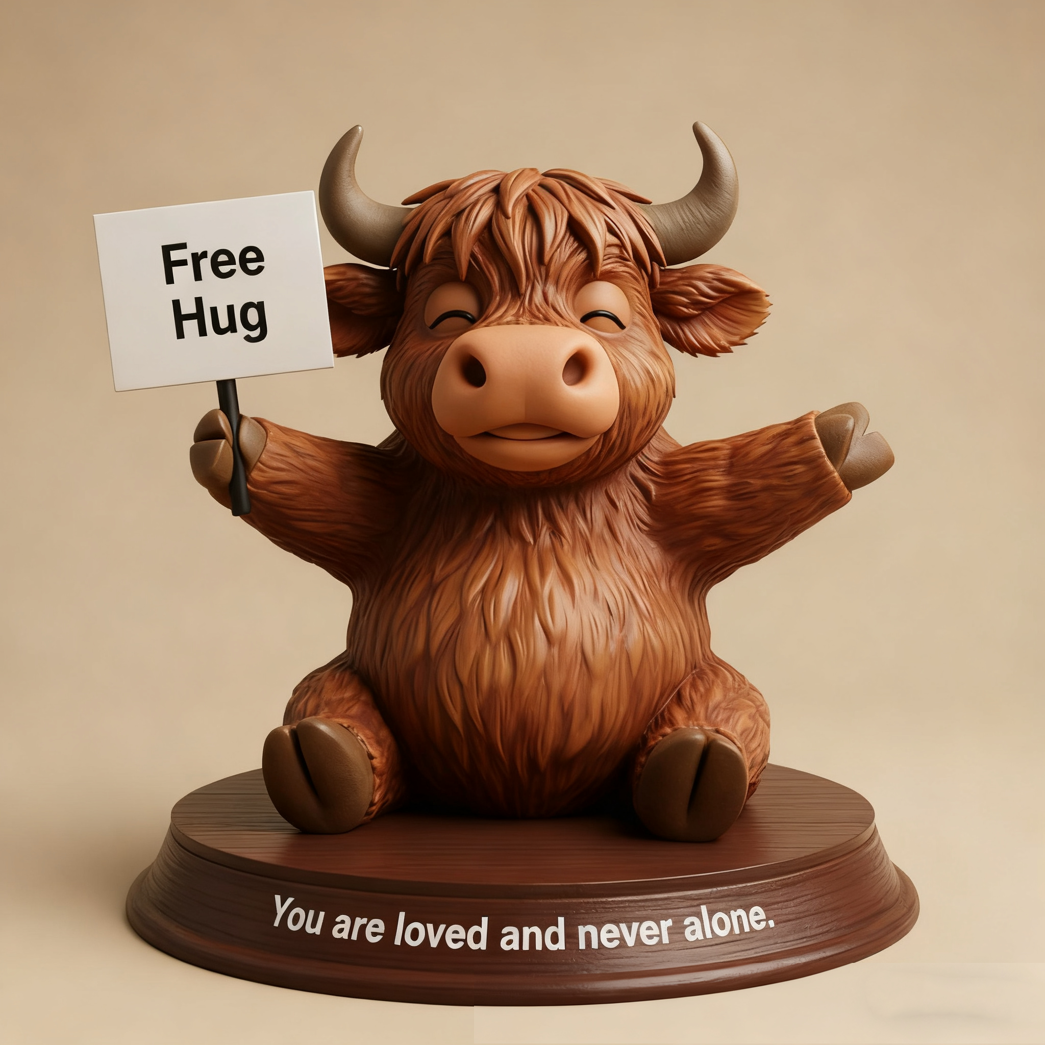 Highland Bull Figurine – A Straightforward Companion
