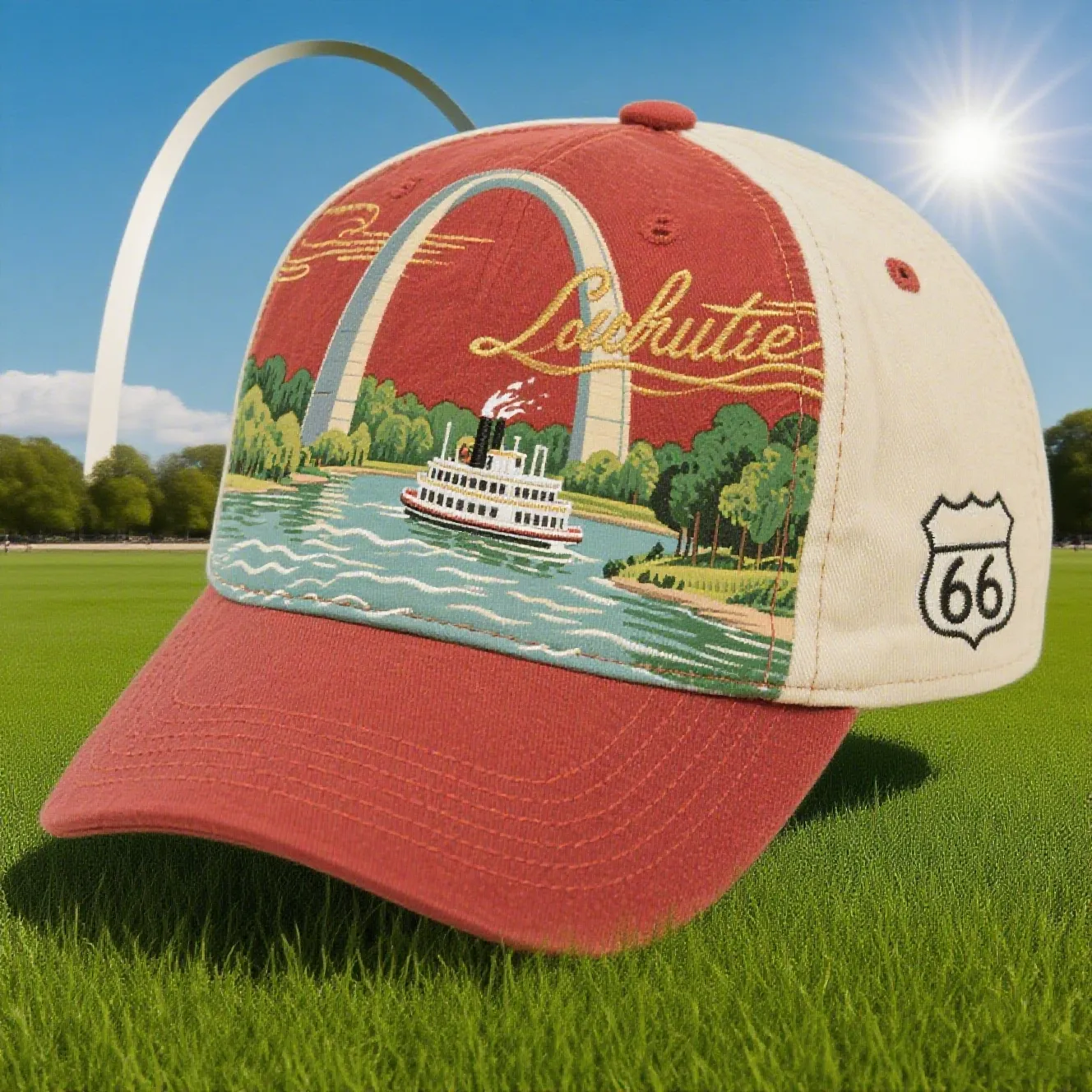 🚗 Route 66: America’s Highway, Stitched Into Every Cap 🌎