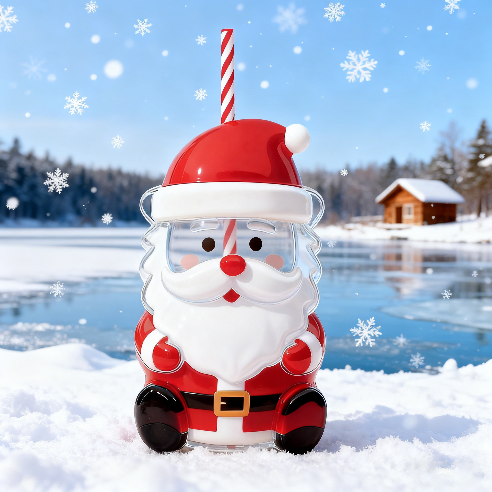 Christmas Limited Edition | Santa Claus Transparent Angel Cup