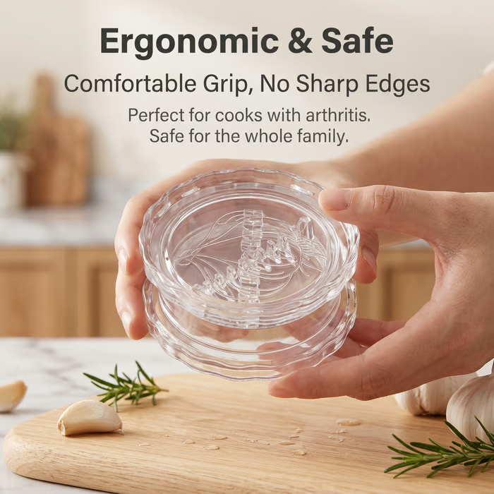 🔥Manual Garlic Twister & Masher, Multi-Functional Mincer & Grinder for Garlic