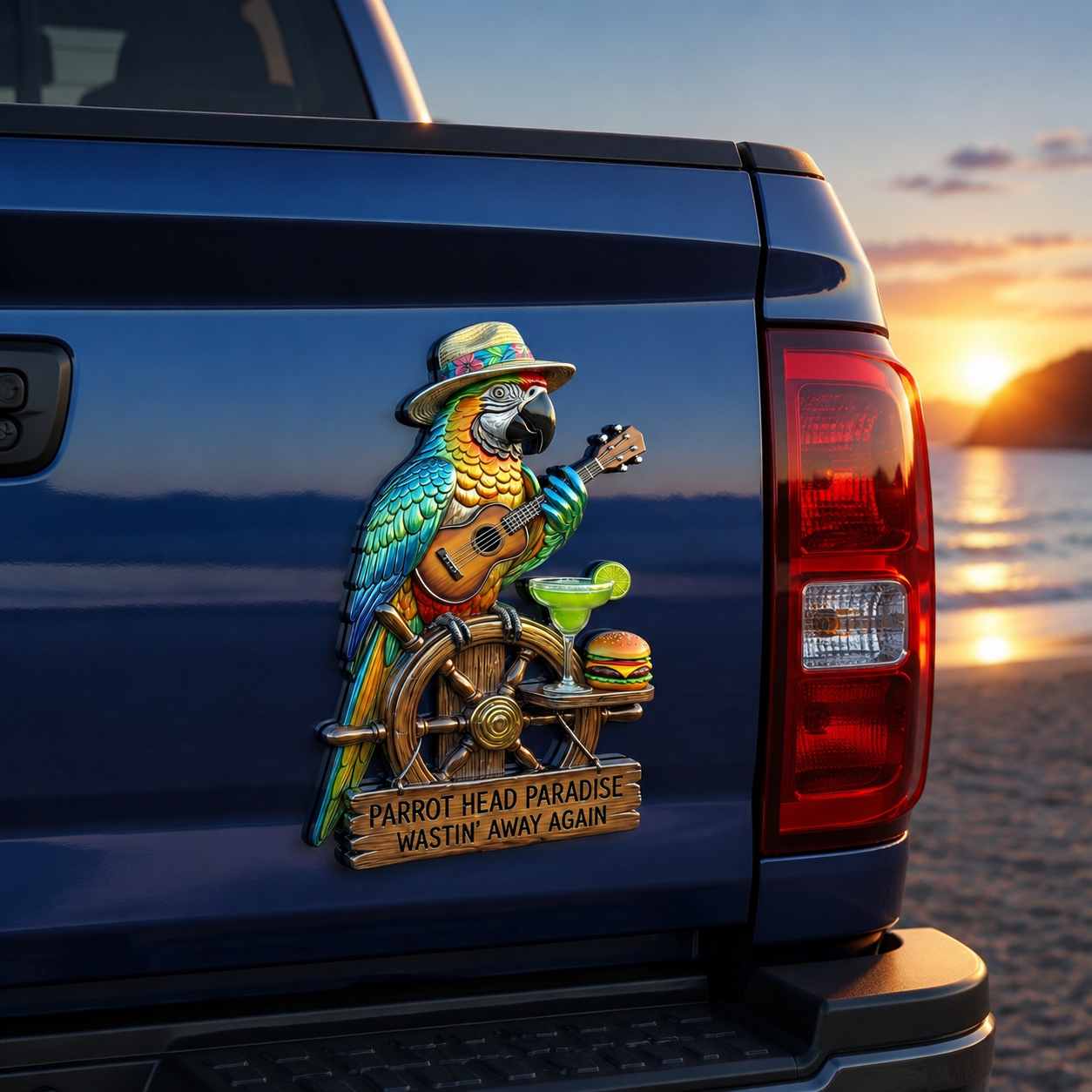 🔥LAST DAY 49% OFF🔥Parrot Head Paradise Sign — Wastin’ Away Again!