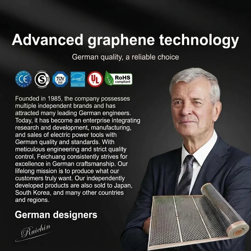 🔥3-Second Rapid Heating Honeycomb Graphene Far-Infrared Ceramic Wall Heater