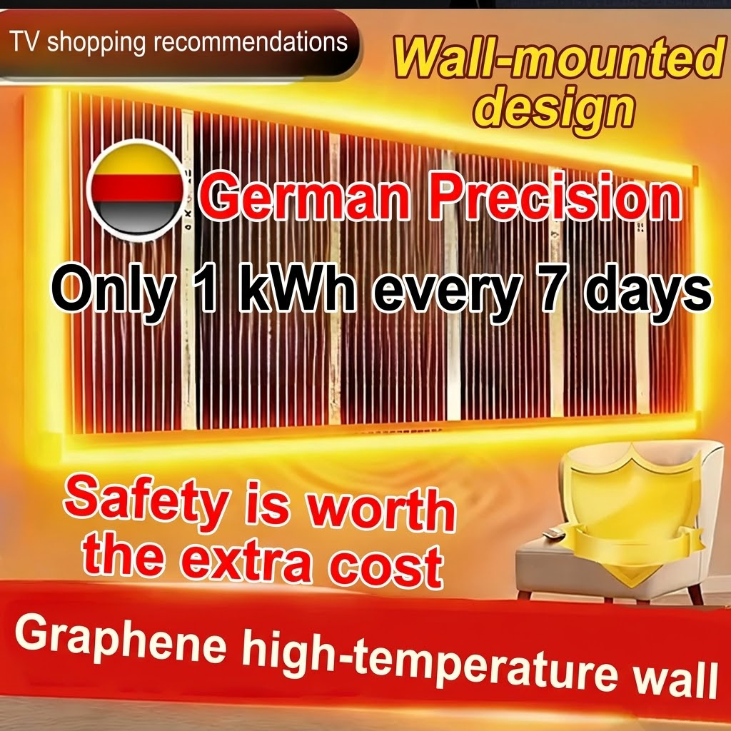 🔥3-Second Rapid Heating Honeycomb Graphene Far-Infrared Ceramic Wall Heater
