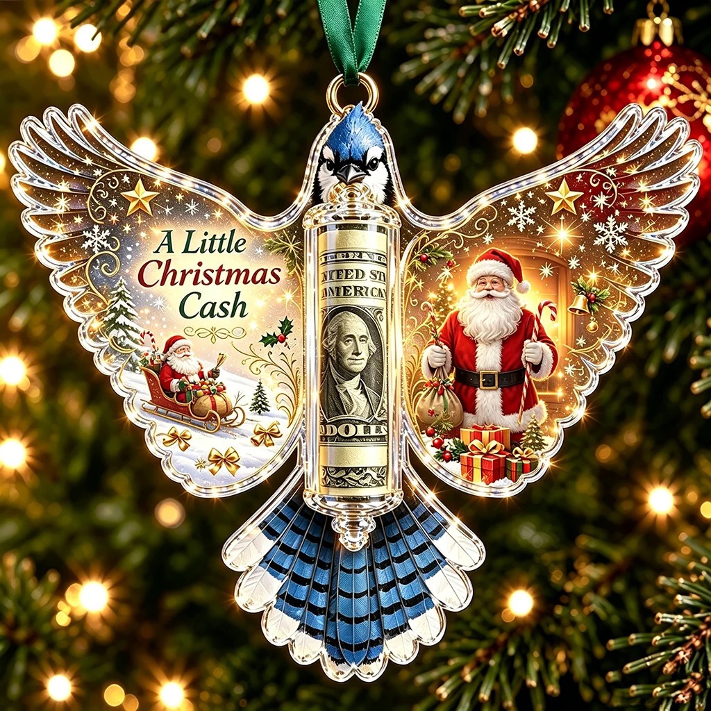 💵 Christmas Cash Gift Ornament