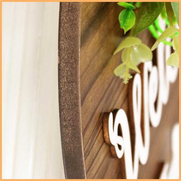 Interchangeable Seasonal Welcome Sign Front Door Decoration