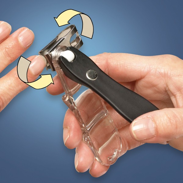 360 Degree Rotary Stainless Steel Sharp Blade Fingernail Toenail Clipper, Trimmer and Cutter