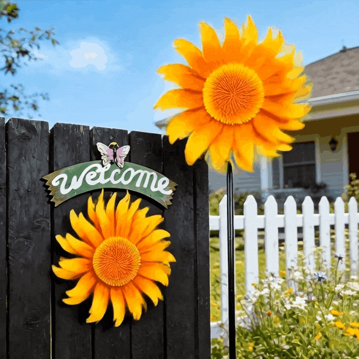 🌻 Sunflower Windmill – 2-in-1 Garden Decor ✨