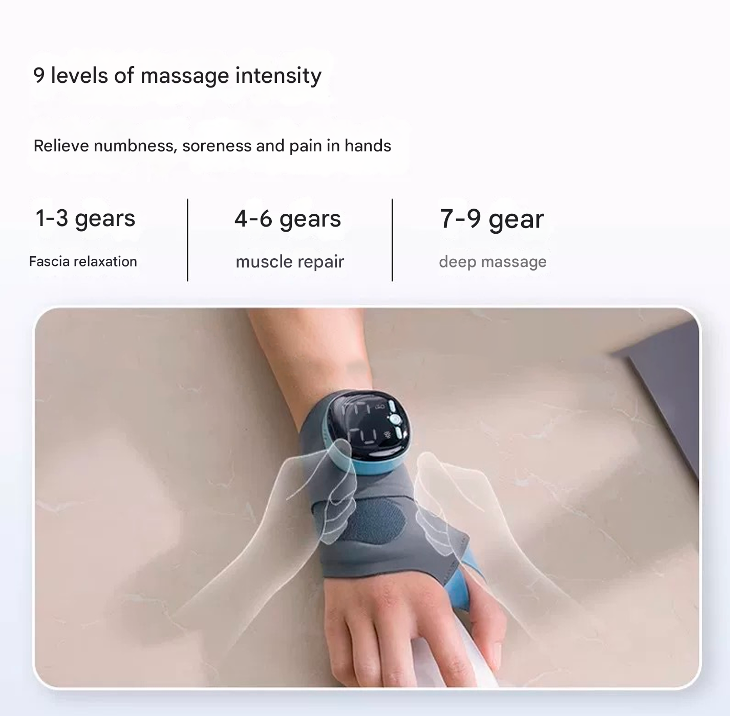 Wrist Support Brace with EMS and Heat Therapy