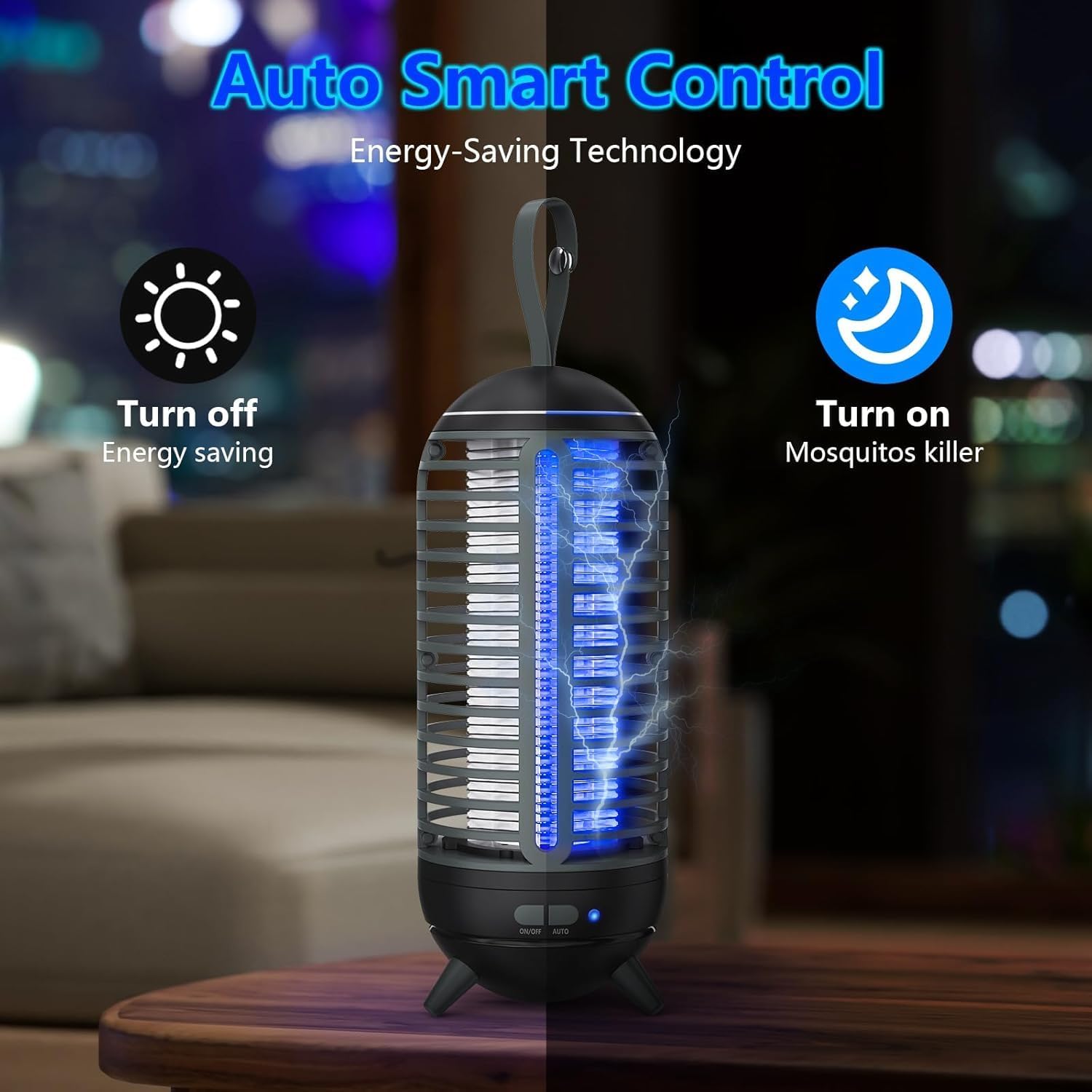 Rechargeable 2 in 1 Wireless Mosquito Killer Lamp