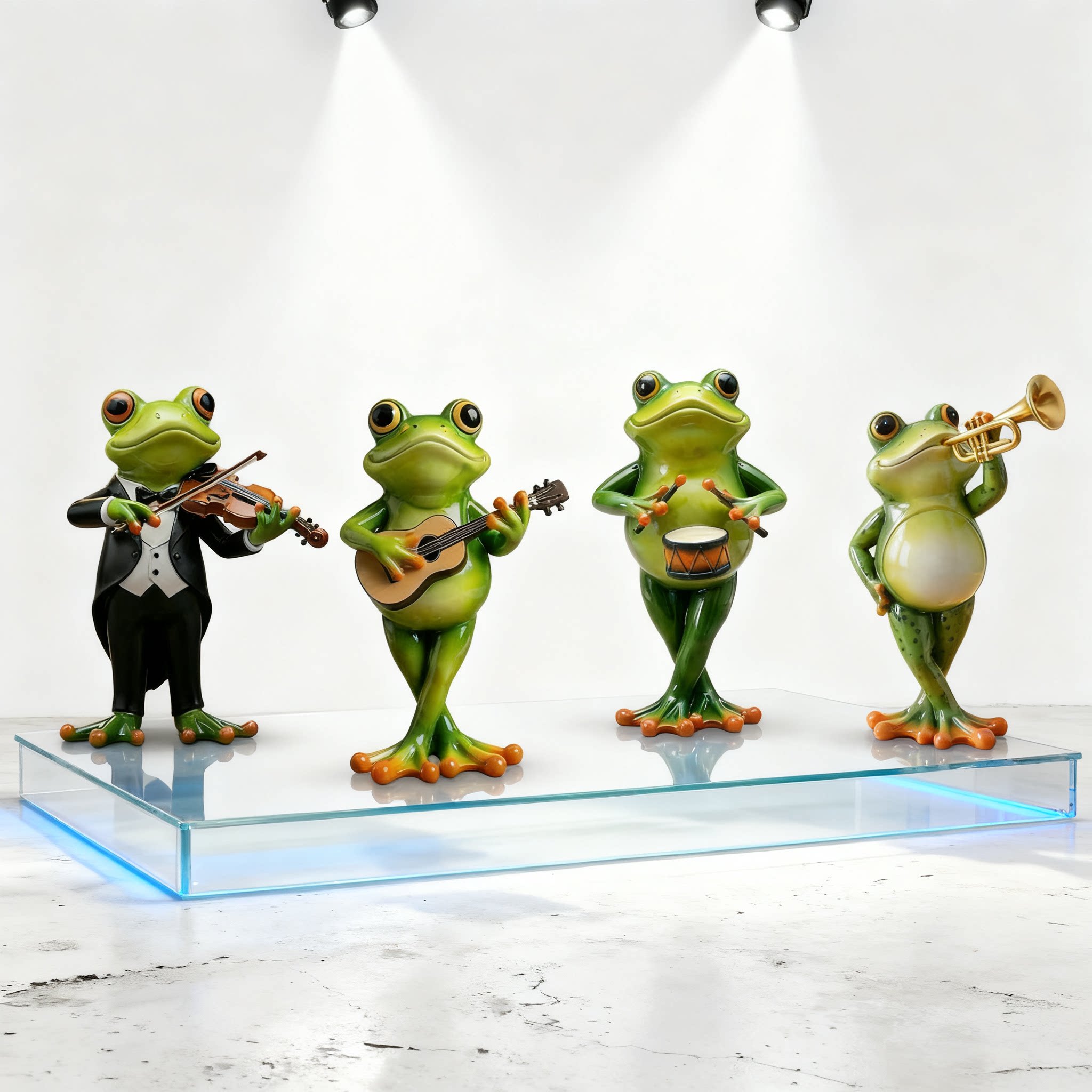 Musical Frog Band Figurines🎸🎺