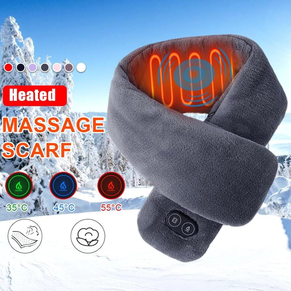 Heated Scarf with Vibration Massage