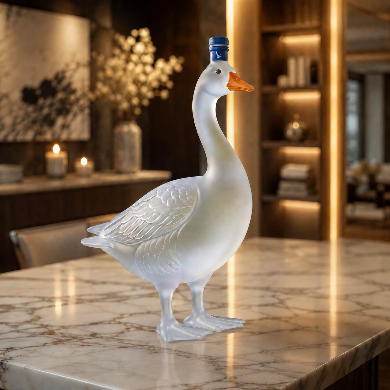 Grey Goose 30th Anniversary 3D Sculpted Vodka Bottle