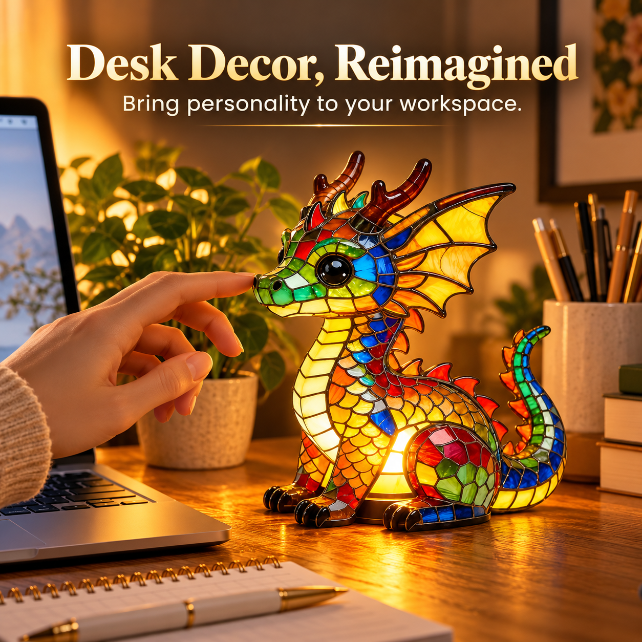 Colorful Dragon LED Accent Light – Fantasy Decorative Night Lamp