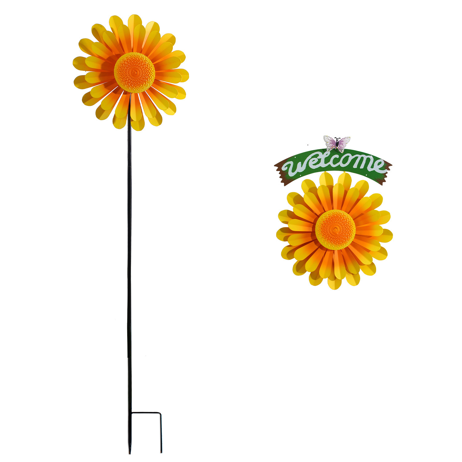 🌻 Sunflower Windmill – 2-in-1 Garden Decor ✨