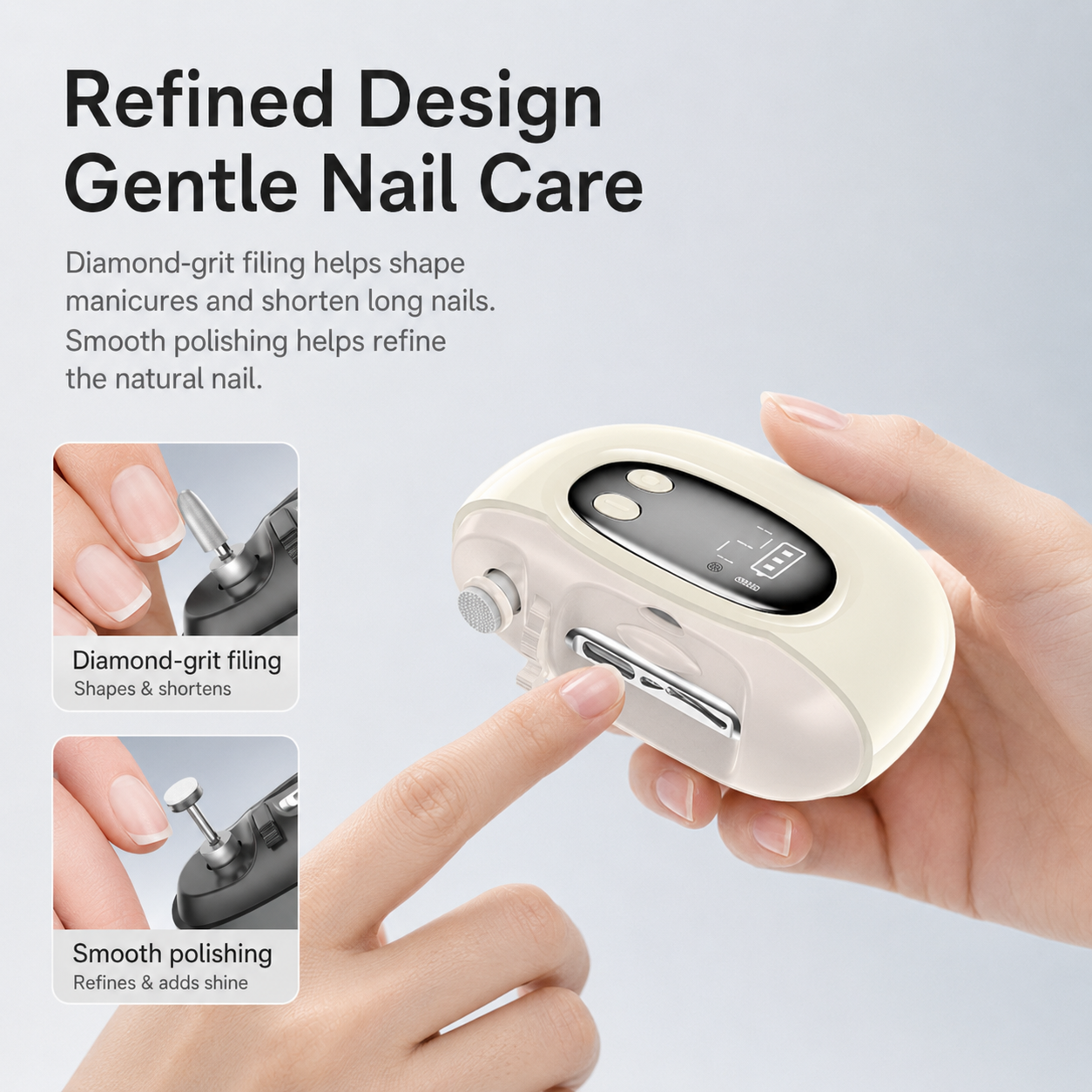Senior Electric Nail Clipper with Adjustable Blade & Magnifier