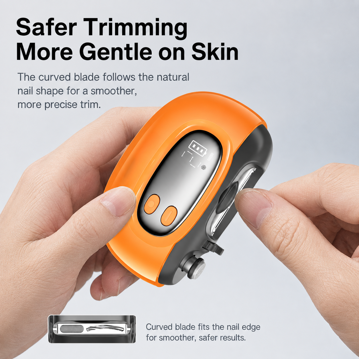 Senior Electric Nail Clipper with Adjustable Blade & Magnifier