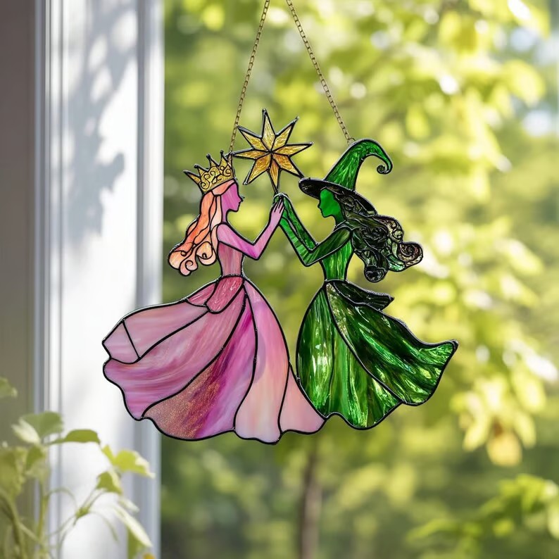 🔥Last Day 49% OFF -🔮Princess & Witch Colorful Suncatcher