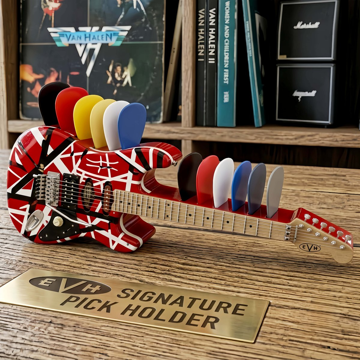 EVH Signature Guitar Pick Holder Desk Ornament