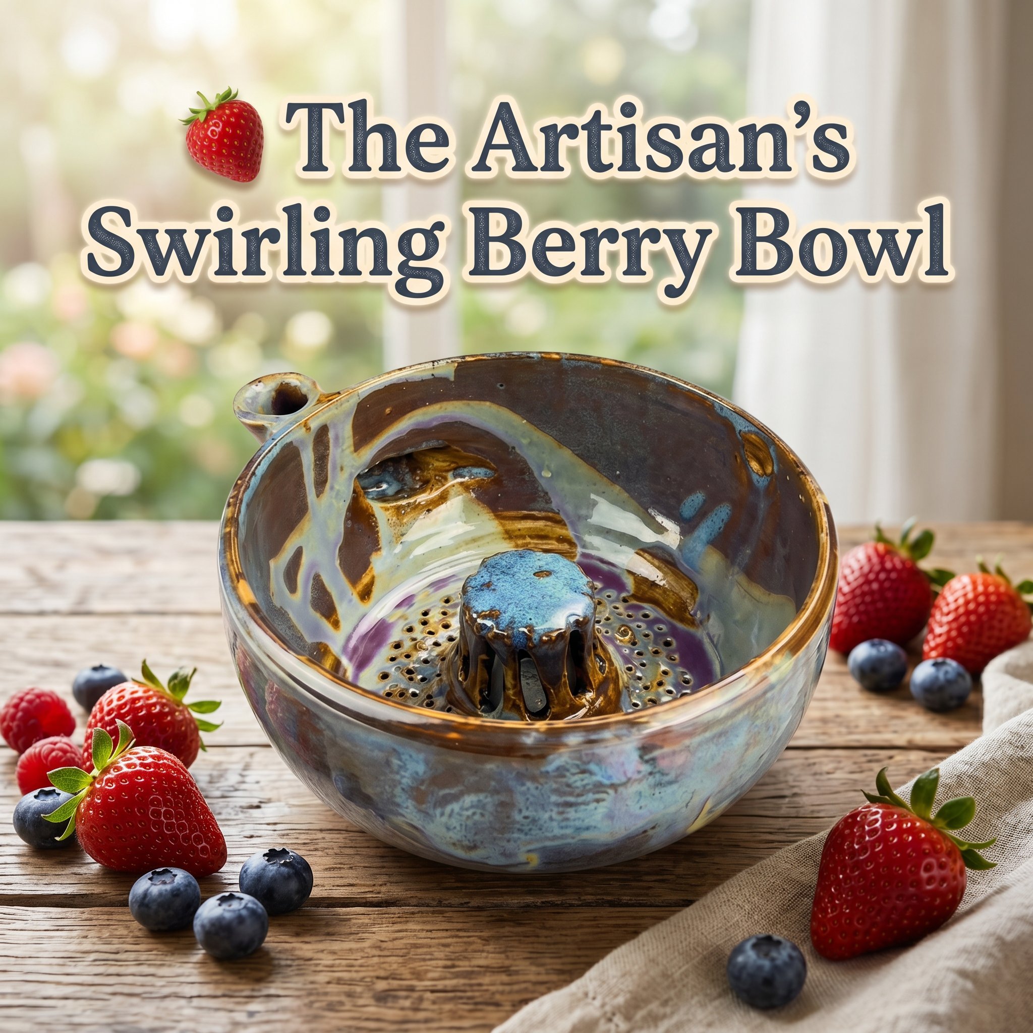 🍓 The Original Artisan Swirling Berry Bowl