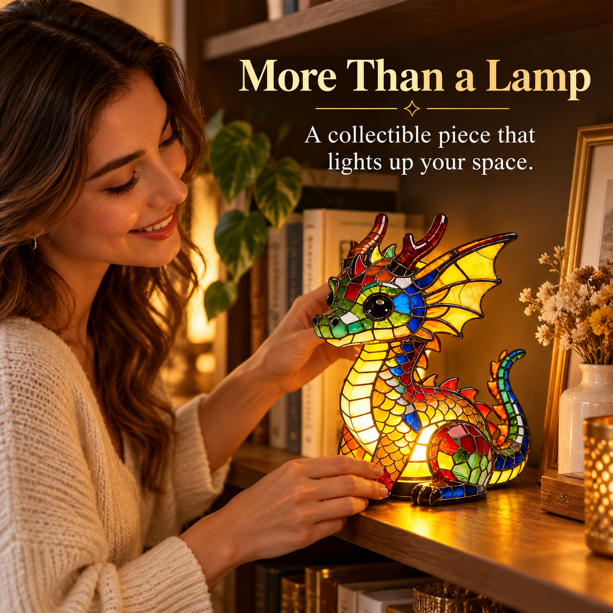 Colorful Dragon LED Accent Light – Fantasy Decorative Night Lamp