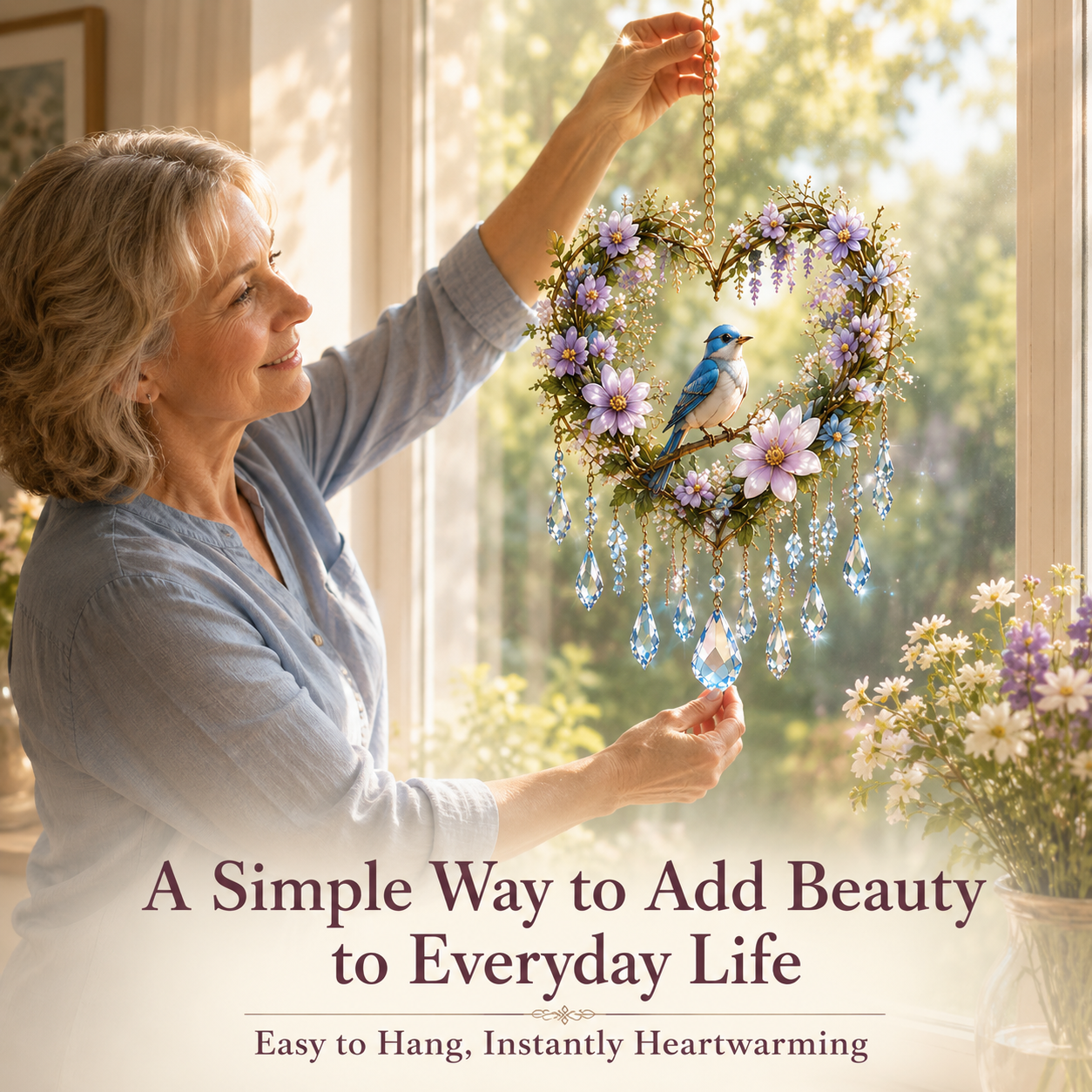 Crystal Garden Suncatcher – Turn an Empty Window Into a Beautiful, Light-Filled Corner