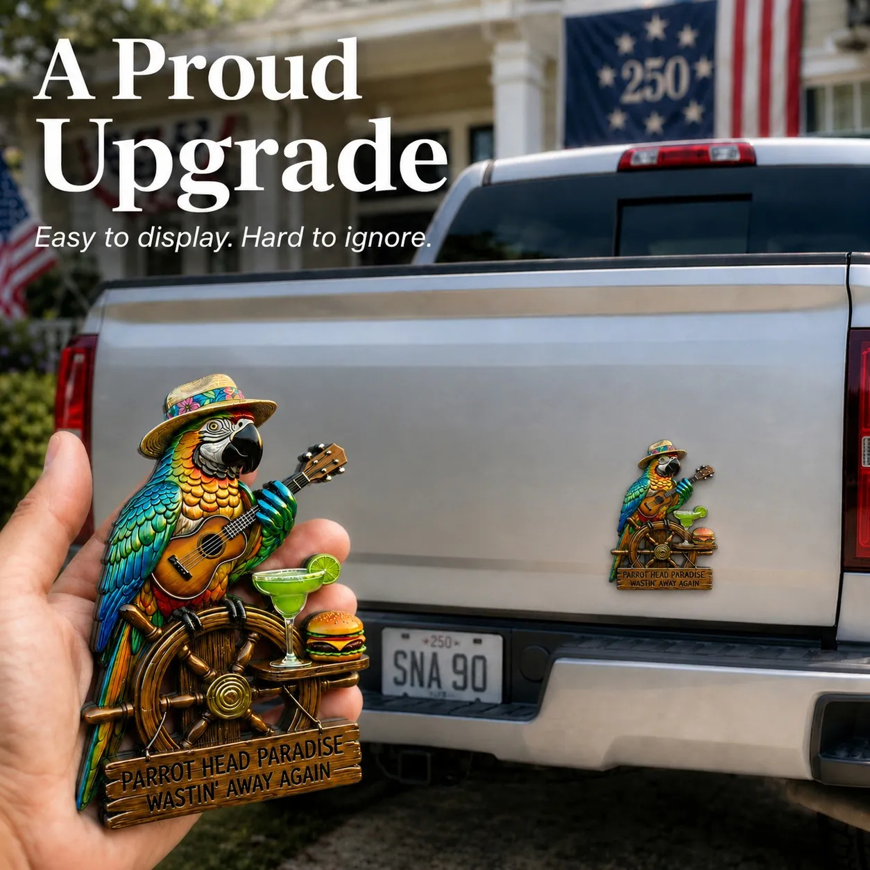 🔥LAST DAY 49% OFF🔥Parrot Head Paradise Sign — Wastin’ Away Again!