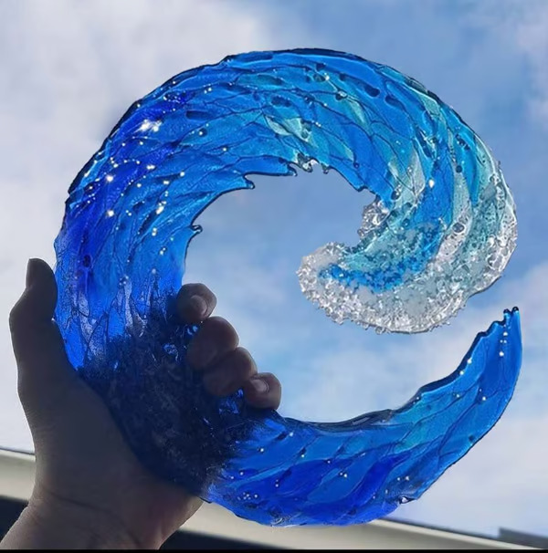 (🔥HOT SALE NOW 49% OFF) - 🌊Ocean Wave Fused Sculpture
