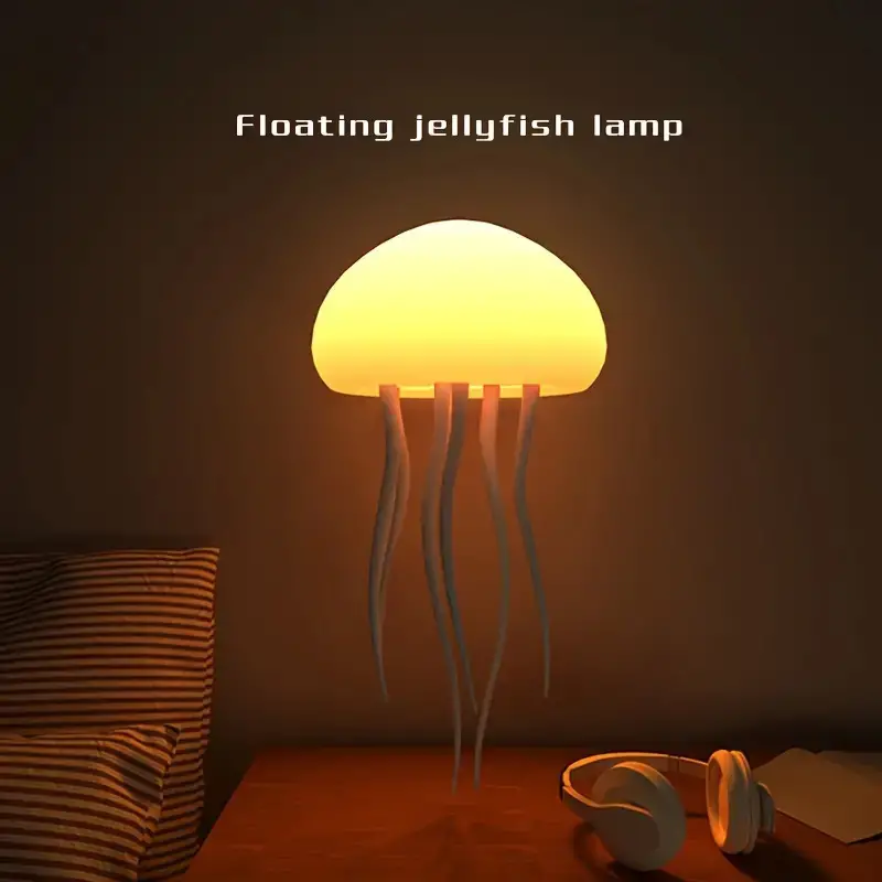 💡Led Gradient Swimming Jellyfish Atmosphere Light