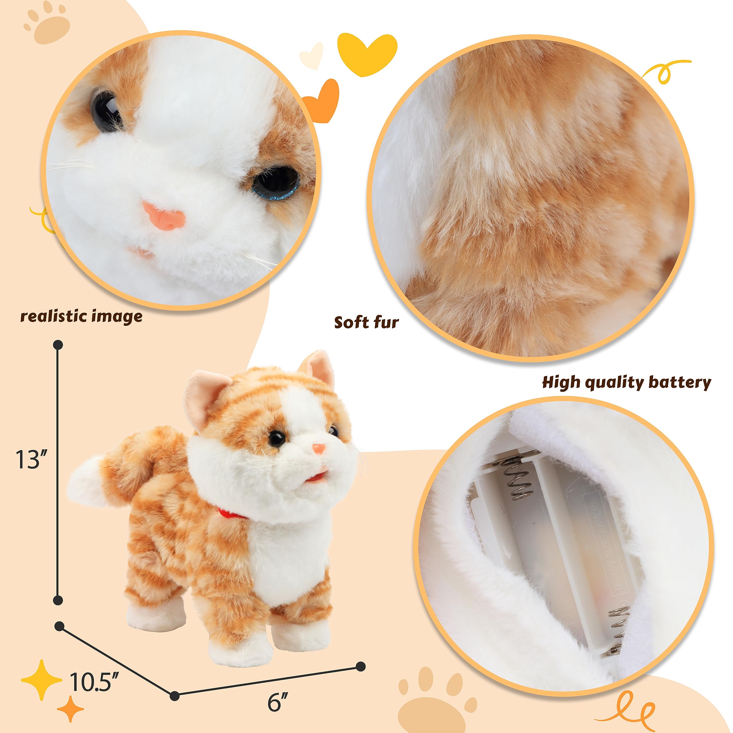 Walking Kitty Plush Toy