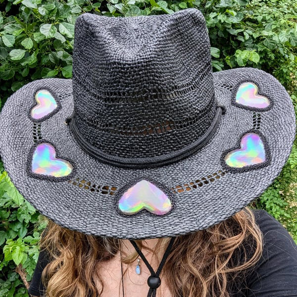 🔥Suncatcher Cowgirl Straw Prism Hat