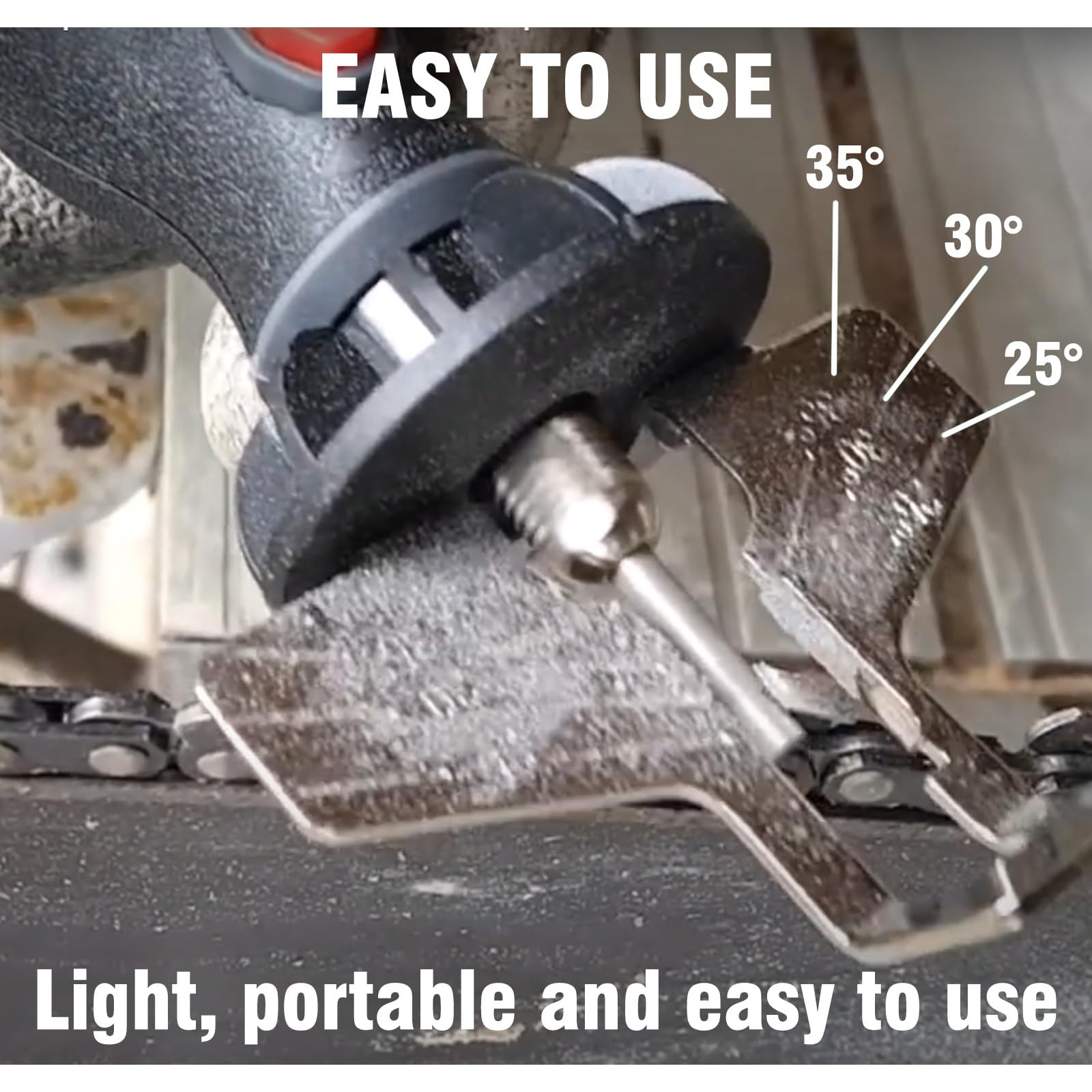 Cordless Electric Chainsaw Sharpener Kit