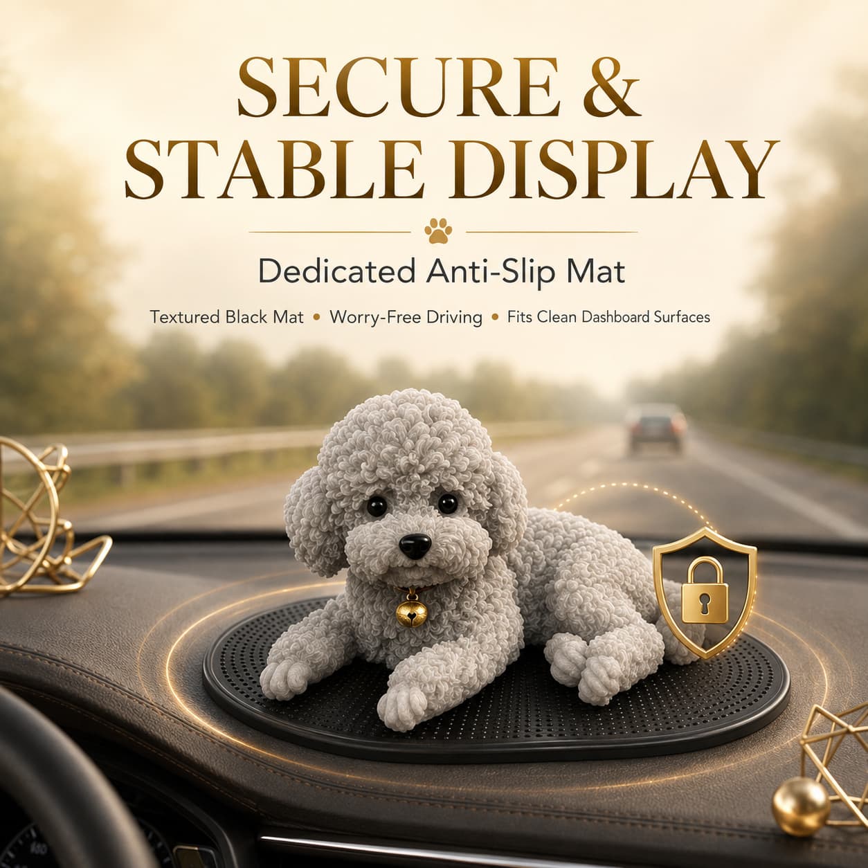 🐶 Wiggly Teddy Puppy Dashboard Companion